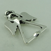 Beads. Fashion Zinc Alloy jewelry findings. angel 26x19mm，Hole size:2mm. Sold by Bag