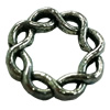 Donut Zinc Alloy Jewelry Findings, outer dia:15x15mm inner dia:8mm, Sold by Bag
