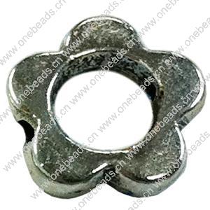 Donut Zinc Alloy Jewelry Findings, outer dia:11x11mm inner dia:6mm, Sold by Bag
