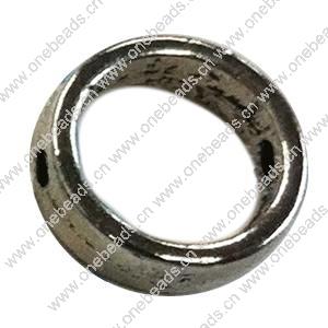 Donut Zinc Alloy Jewelry Findings, outer dia:8.5mm inner dia:5mm, Sold by Bag