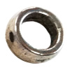 Donut Zinc Alloy Jewelry Findings, outer dia:6.5mm inner dia:4mm, Sold by Bag
