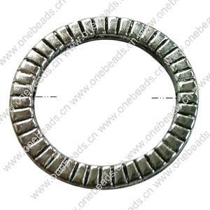 Donut Zinc Alloy Jewelry Findings, outer dia:20mm inner dia:15mm, Sold by Bag
