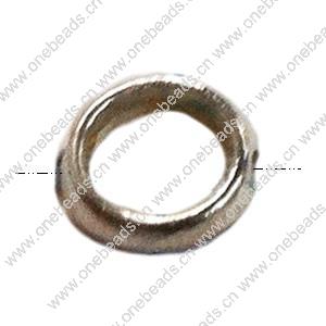 Donut Zinc Alloy Jewelry Findings, 6mm, Sold by Bag