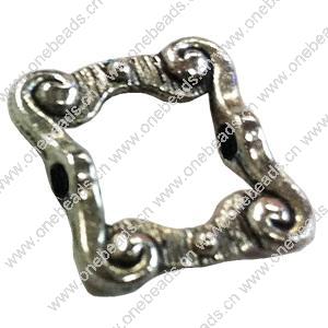 Donut Zinc Alloy Jewelry Findings, 14.5x16mm, Sold by Bag