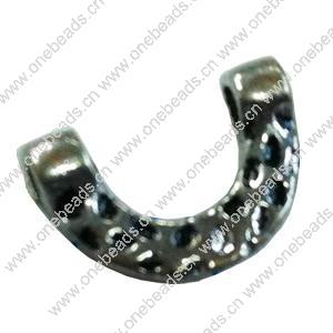 Donut Zinc Alloy Jewelry Findings, 15.5x11mm, Sold by Bag