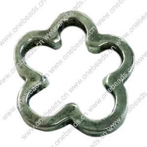Donut Zinc Alloy Jewelry Findings, outer dia:26x30mm inner dia:21.5x19mm, Sold by Bag