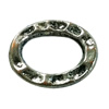 Donut Zinc Alloy Jewelry Findings, 14x12.5mm, Sold by Bag
