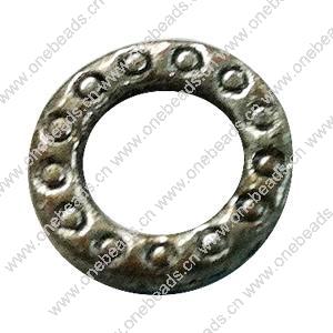 Donut Zinc Alloy Jewelry Findings, outer dia:9mm inner dia:5mm, Sold by Bag