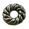 Donut Zinc Alloy Jewelry Findings, outer dia:8.5mm inner dia:3.5mm, Sold by Bag
