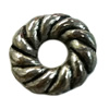 Donut Zinc Alloy Jewelry Findings, outer dia:8.5mm inner dia:3.5mm, Sold by Bag