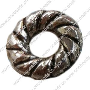 Donut Zinc Alloy Jewelry Findings, outer dia:11mm inner dia:5mm, Sold by Bag