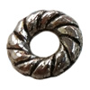 Donut Zinc Alloy Jewelry Findings, outer dia:11mm inner dia:5mm, Sold by Bag