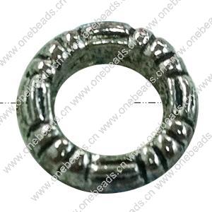 Donut Zinc Alloy Jewelry Findings, outer dia:11mm inner dia:7mm, Sold by Bag