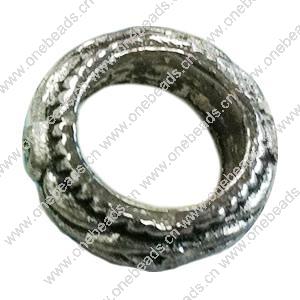 Donut Zinc Alloy Jewelry Findings, outer dia:11mm inner dia:7mm, Sold by Bag