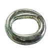 Donut Zinc Alloy Jewelry Findings, outer dia:12x13mm inner dia:6x8mm, Sold by Bag
