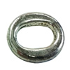 Donut Zinc Alloy Jewelry Findings, outer dia:12x13mm inner dia:6x8mm, Sold by Bag