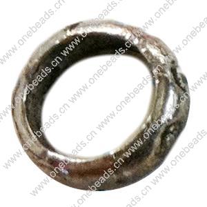 Donut Zinc Alloy Jewelry Findings, outer dia:8mm inner dia:6mm, Sold by Bag