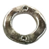 Donut Zinc Alloy Jewelry Findings, outer dia:14.5mm inner dia:8.5mm, Sold by Bag