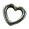 Donut Zinc Alloy Jewelry Findings, outer dia:10x10mm inner dia:6x7mm, Sold by Bag