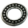 Donut Zinc Alloy Jewelry Findings, outer dia:14mm inner dia:8mm, Sold by Bag
