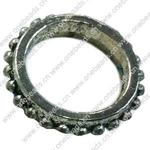 Donut Zinc Alloy Jewelry Findings, outer dia:11mm inner dia:8mm, Sold by Bag