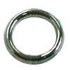 Donut Zinc Alloy Jewelry Findings, outer dia:6mm inner dia:4.5mm, Sold by Bag
 