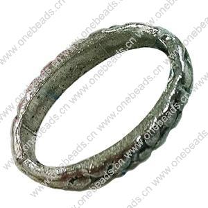 Donut Zinc Alloy Jewelry Findings, outer dia:14x20mm inner dia:10x16mm, Sold by Bag