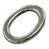 Donut Zinc Alloy Jewelry Findings, outer dia:15x20mm inner dia:10x14mm, Sold by Bag