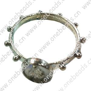 Donut Zinc Alloy Jewelry Findings, outer dia:24mm inner dia:18mm, Sold by Bag