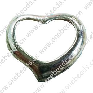 Donut Zinc Alloy Jewelry Findings, 24x29mm, Sold by Bag