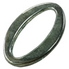 Donut Zinc Alloy Jewelry Findings, outer dia:25x34mm inner dia:12x26mm, Sold by Bag
