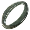 Donut Zinc Alloy Jewelry Findings, outer dia:25x34mm inner dia:12x26mm, Sold by Bag