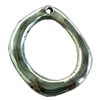 Pendant. Fashion Zinc Alloy Jewelry Findings. Donut 29x24mm. Sold by Bag
