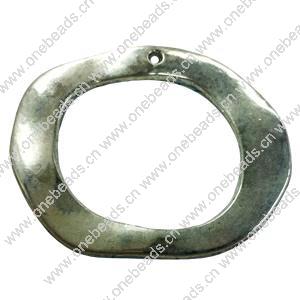 Pendant. Fashion Zinc Alloy Jewelry Findings. Donut 36x45mm. Sold by Bag