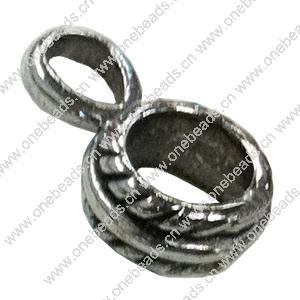 Pendant. Fashion Zinc Alloy Jewelry Findings. Donut 19x15mm. Sold by Bag