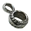 Pendant. Fashion Zinc Alloy Jewelry Findings. Donut 19x15mm. Sold by Bag
