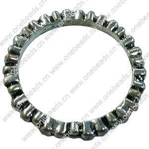 Donut Zinc Alloy Jewelry Findings, outer dia:23mm inner dia:18mm, Sold by Bag