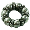 Donut Zinc Alloy Jewelry Findings, outer dia:12mm inner dia:5mm, Sold by Bag
