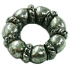 Donut Zinc Alloy Jewelry Findings, outer dia:12mm inner dia:5mm, Sold by Bag