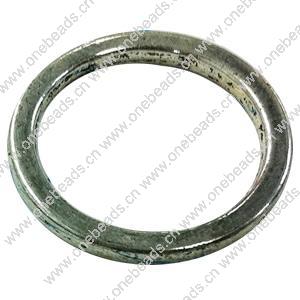 Donut Zinc Alloy Jewelry Findings, outer dia:20mm inner dia:16mm, Sold by Bag
