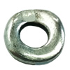 Donut Zinc Alloy Jewelry Findings, outer dia:14mm inner dia:6.5mm, Sold by Bag
