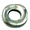 Donut Zinc Alloy Jewelry Findings, outer dia:14mm inner dia:6.5mm, Sold by Bag