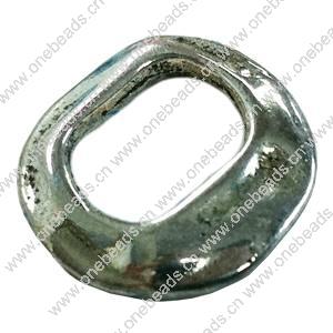 Donut Zinc Alloy Jewelry Findings, 15x16mm, Sold by Bag