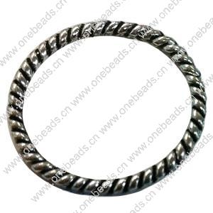 Donut Zinc Alloy Jewelry Findings, outer dia:18.5mm inner dia:16mm, Sold by Bag