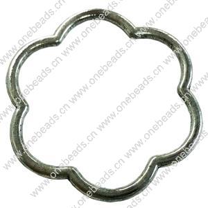 Donut Zinc Alloy Jewelry Findings, outer dia:48mm inner dia:41mm, Sold by Bag
