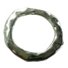 Donut Zinc Alloy Jewelry Findings, outer dia:58mm inner dia:39mm, Sold by PC
