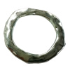 Donut Zinc Alloy Jewelry Findings, outer dia:58mm inner dia:39mm, Sold by PC