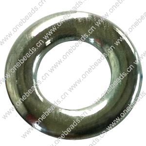 Donut Zinc Alloy Jewelry Findings, outer dia:14mm inner dia:7mm, Sold by Bag