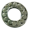 Donut Zinc Alloy Jewelry Findings, outer dia:17mm inner dia:8mm, Sold by Bag
