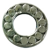 Donut Zinc Alloy Jewelry Findings, outer dia:17mm inner dia:8mm, Sold by Bag